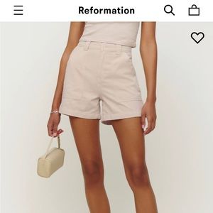 Reformation Pierce Utility Shorts